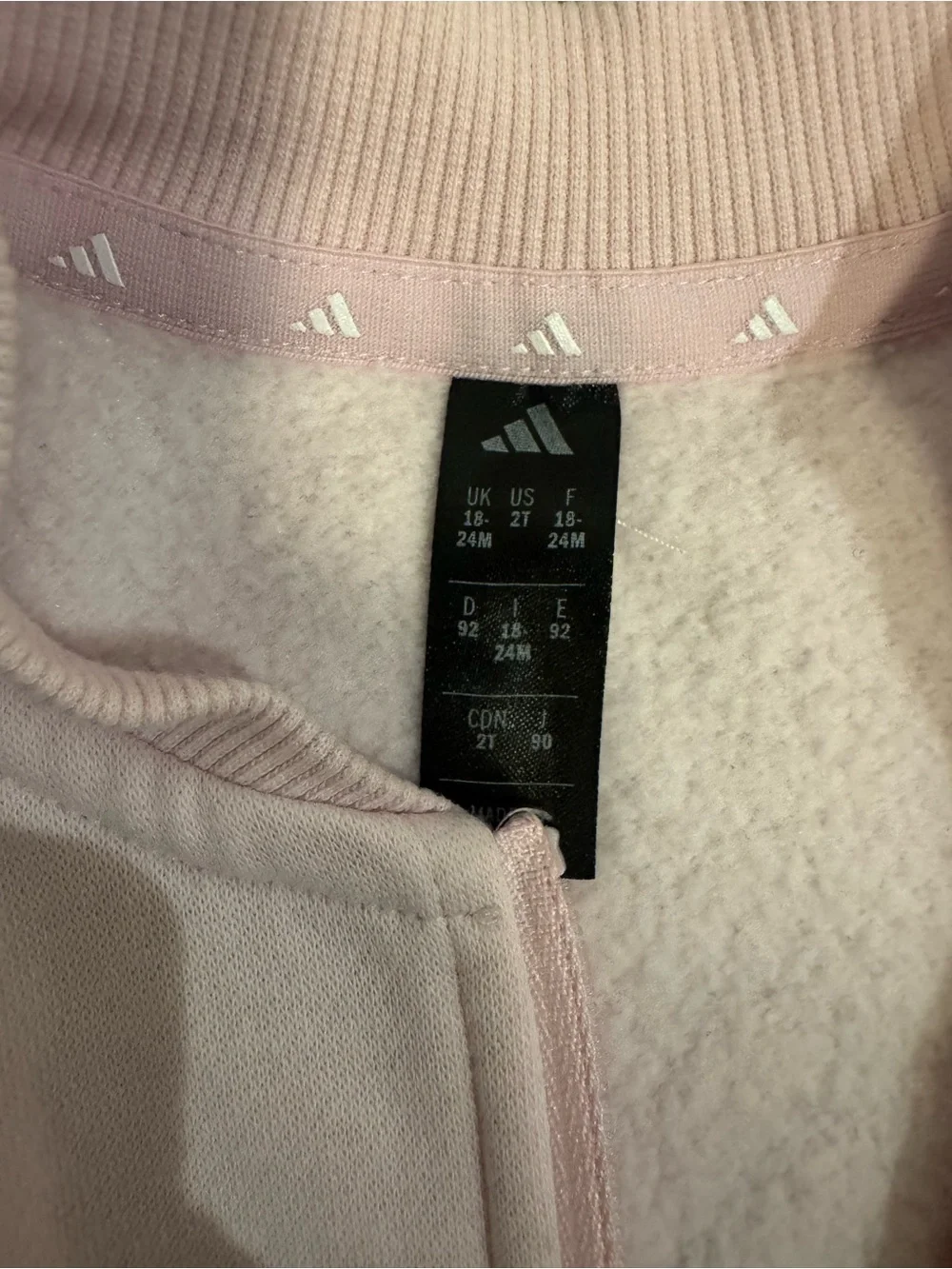 adidas Pink Girls' Zip Jacket with Dino Print Joggers